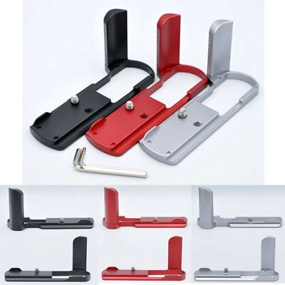 Empuñadura de placa L de aleación de aluminio para cámara Panasonic GX9 GX7II/III GX85 GX80 MS Foto 1 de 4