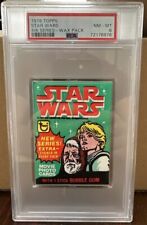 1978 Topps Star Wars 4th Series #4 Unopened  Wax Pack PSA 8 Newest Holder