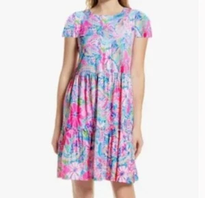 NWT Lilly Pulitzer Dress 100% Cotton Grab a Short XS MSRP: $118 - Picture 1 of 11