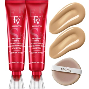 FV Waterproof Foundation - Matte Finish, Natural Beige, Oily/Normal Skin - Picture 1 of 7