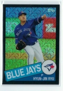 Hyun-Jin Ryu 2020 Topps Update Silver Pack 1985 Chrome BLACK 059/199 Blue Jays - Picture 1 of 2