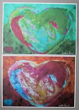 "Herz"  Fotodruck signiert "Lydia Rosati" ca 20 x 30 cmm   aus Passepartout