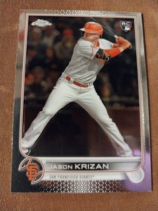 2022 JASON KRIZAN TOPPS CHROME UPDATE ROOKIE CARD RC #USC9 SF GIANTS 