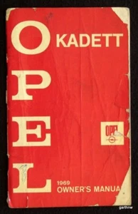 OPEL KADETT 1969 MANUALE PROPRIETARIO AUTO GUIDA OPERATORE - Foto 1 di 1