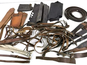 Umfangreiches Konvolut Leder und Lederriemen, grössterteil Wehrmacht. Alles mehr - Picture 1 of 5