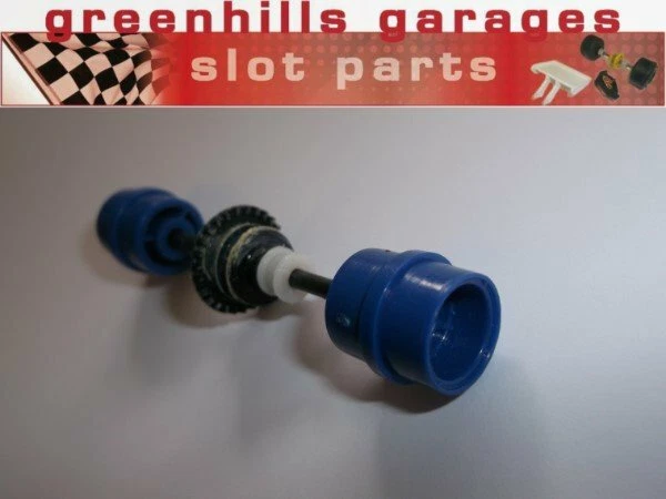 Greenhills Scalextric Team Avon Tyres Rear Axle & Wheels C698 - Used - P4738 ##x - image 1 of 1