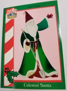 1994 TCM #F6 Santa Around the World Celestial Santa 1898 France Christmas Foil - Picture 1 of 2