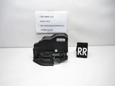 Atuador de trava de porta traseira direita BMW 335i xDrive 2014-2015 7229460 fabricante de equipamento original - Imagem 1 de 4