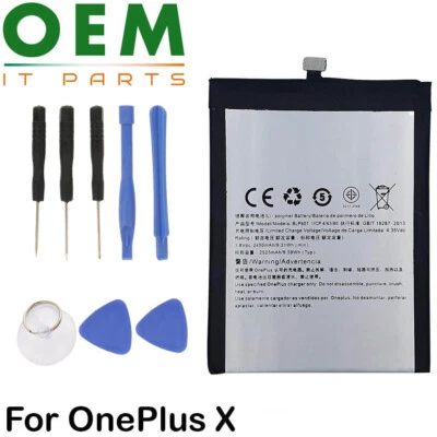 Per OnePlus X 1+X Batteria di Ricambio 2525mAh 3.8V BLP607 Nuova Con Strumenti - Immagine 1 di 4