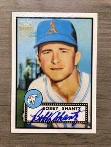 2001 Topps Archives Fan Favorites Bobby Shantz Signed Auto Autographed #27 - Picture 1 of 2