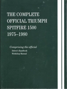 1975-1980 The Complete Triumph Spitfire 1500 Factory Service Manual X122 - Picture 1 of 1