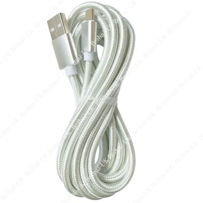 10Ft USB Charger Cable Fast Charge Data Cord Heavy Duty For iPhone 6 7 8 X 11 SE - Image 1 of 4