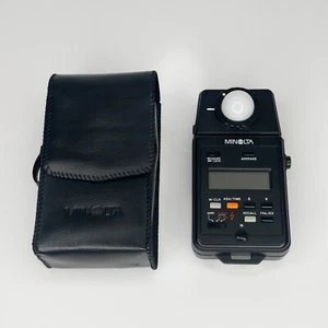 Medidor automático Minolta IIIF medidor de luz de Japón con estuche como nuevo - Imagen 1 de 4