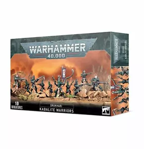 Warhammer 40K Drukhari : Kabalite warriors x10 • NIB 45-07 Dark Eldar - Picture 1 of 1
