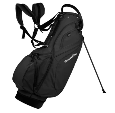 Bolsa de pie para palos de golf Powerbilt TPS Dunes de cuero sintético de 14 vías - Elige el color Foto 1 de 4