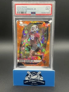 2024 Panini Prizm - Rookies Marvin Harrison Jr. #375 Orange Ice Prizm (RC) - Picture 1 of 2