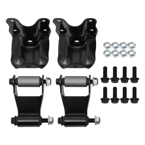 4WD Rear Leaf Spring Hanger Shackle Bracket Repair Kit For Ford Bronco F150 NEW - Picture 1 of 16