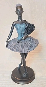 Roman Inc. Composite / Resin Ballerina Dancer with Flowers  - Picture 1 of 8