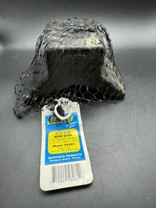 Tope de arco en Y moldeado negro 3" x 3" x 1/2" duradero tapón de remolque para barco elección del mar - Imagen 1 de 4