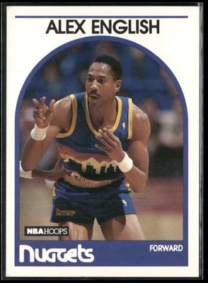 1989-90 HOOPS ALEX ENGLISH DENVER NUGGETS #120 - Image 1 of 3