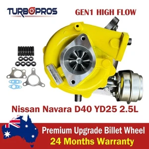 GEN1 High Flow Turbo For Nissan Navara D40 YD25 2.5L - Picture 1 of 13