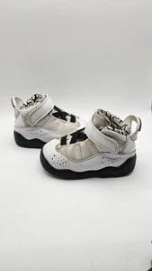 Nike Air Jordan 6 Anillos TD Zapatos Blanco Negro 323420-107 Niño Infantil 4C - Imagen 1 de 9