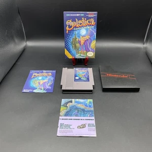 Solstice: The Quest for the Staff of Demnos (Nintendo, 1990) NES CIB Complete - Picture 1 of 21