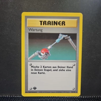 1999 Pokemon Classic - Base Set 1st Edition GERMAN Wartung Trainer #83 - Image 1 of 4