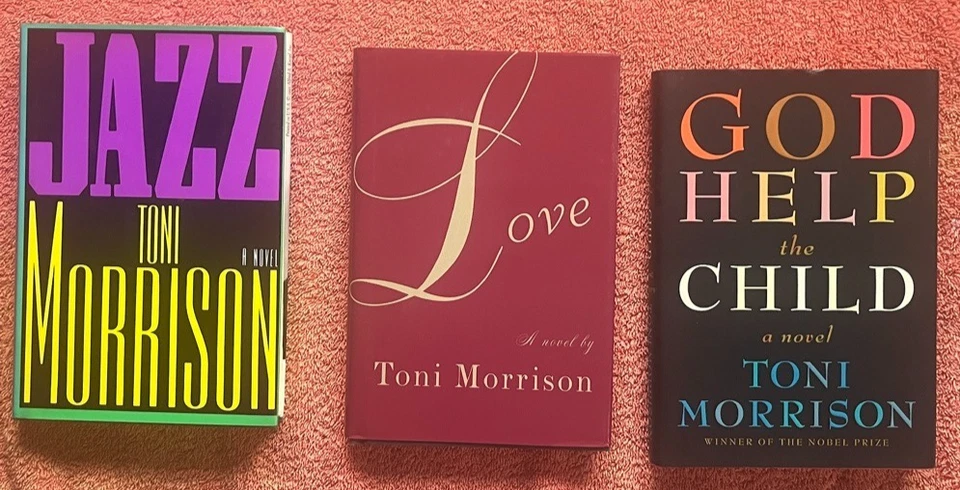 TONI MORRISON * 3 HC/DJ 1stEditions - Jazz, Love, God Help The Child  VG to NF!! Foto 1 de 4
