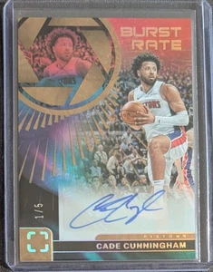 2024-25 Panini Photogenic Cade Cunningham Burst Rate Firmas Fuegos artificiales 1/5 - Imagen 1 de 2