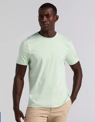 Perry Ellis Men's Cool Interlock Crew Neck Short Sleeve Tee SILT GREEN - 2XL - Image 1 of 3