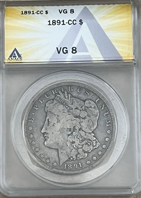 1891-CC ***MORGAN DOLLAR*** CARSON CITY 90% SILVER DOLLAR!  LOW MINTAGE!! - Image 1 of 4