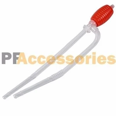 Bomba de sifón universal para automóvil Gas líquido Combustible Aceite Manguera de agua Transferencia Ventosa manual Foto 1 de 2