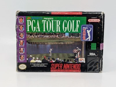 PGA Tour Golf (Super Nintendo Entertainment System SNES) - In Box No Manual - Image 1 of 4
