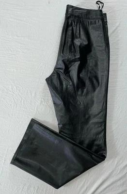 Pantalones Classiques Entier Forrados Barely Boot 100% Cuero. Negro, para mujer 6. Usado en excelente estado!! Foto 1 de 4