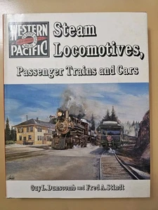 Locomotoras de vapor Western Pacific 1980, trenes de pasajeros - Dunscomb, firmadas, HC - Imagen 1 de 12