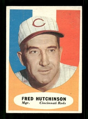 1961 Topps Set Break #135 Fred Hutchinson MGR EX-EX/MT *BNCARDS* - Image 1 of 2
