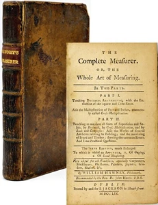 William Hawney / SCIENCE HAWNEY’S COMPLETE MEASURER OR THE WHOLE ART #299439 - Picture 1 of 2