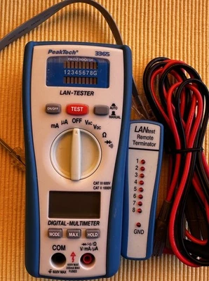 P 3365 Digitaler Multimeter LCD 3,5 Ziffern (2000) 75x162x44mm PEAKTECH - Bild 1 von 3