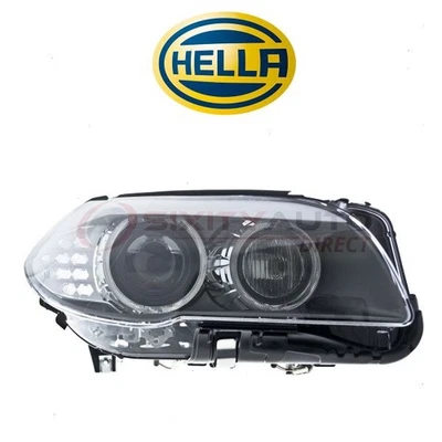 HELLA Front Right Headlight Assembly for 2011-2013 BMW 528i - Electrical wl Foto 1 de 4
