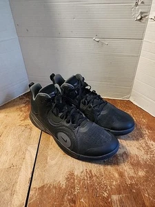 Nike Shoes Mens 13 Athletic Trainer Fly By Mid 2 Black/Grey Basketball Sport EUC - Picture 1 of 11