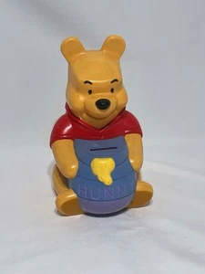 DISNEY 9" WINNIE THE POOH HUNNY SPARSCHWEIN GELD MÜNZBANK KUNSTSTOFF - Bild 1 von 5