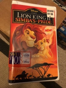 New & Sealed The Lion King II: Simba's Pride (VHS, 1998) - Foto 1 di 2