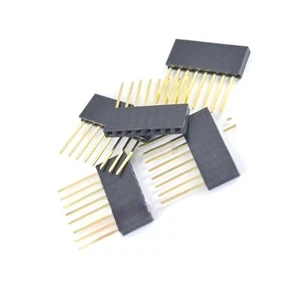 12 Stück 8 2,54 mm stapelbar lange Beine Femal Stiftleiste für Arduino Shield - Bild 1 von 1