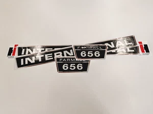 International Farmall 656 (U) Traktor Aftermarket Aufkleber Sticker Set - Bild 1 von 2