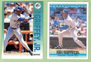 Ken Griffey JR Mariners ~ 1992 Fleer & Donruss ~ KOSTENLOSER VERSAND - Bild 1 von 1