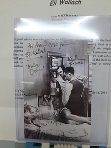 Eli Wallach Autograph With COA - Picture 1 of 3