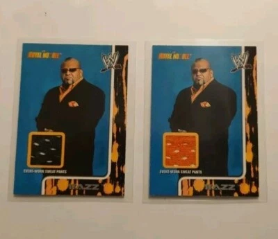 02 Pantalones deportivos WWE WWF Royal Rumble TAZZ FLEER EVENT USADOS TARJETA RELIQUIA TNA ECW AEW Foto 1 de 4