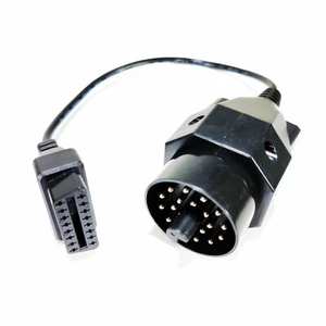 Diagnostic Connector Tool Adapter Cable For BMW 20 Pin To OBD2 Female 16 Pin USA - Picture 1 of 6