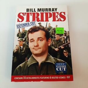 Stripes DVD w Dust Cover Extended Cut with Deleted Scenes Bill Murray John Candy